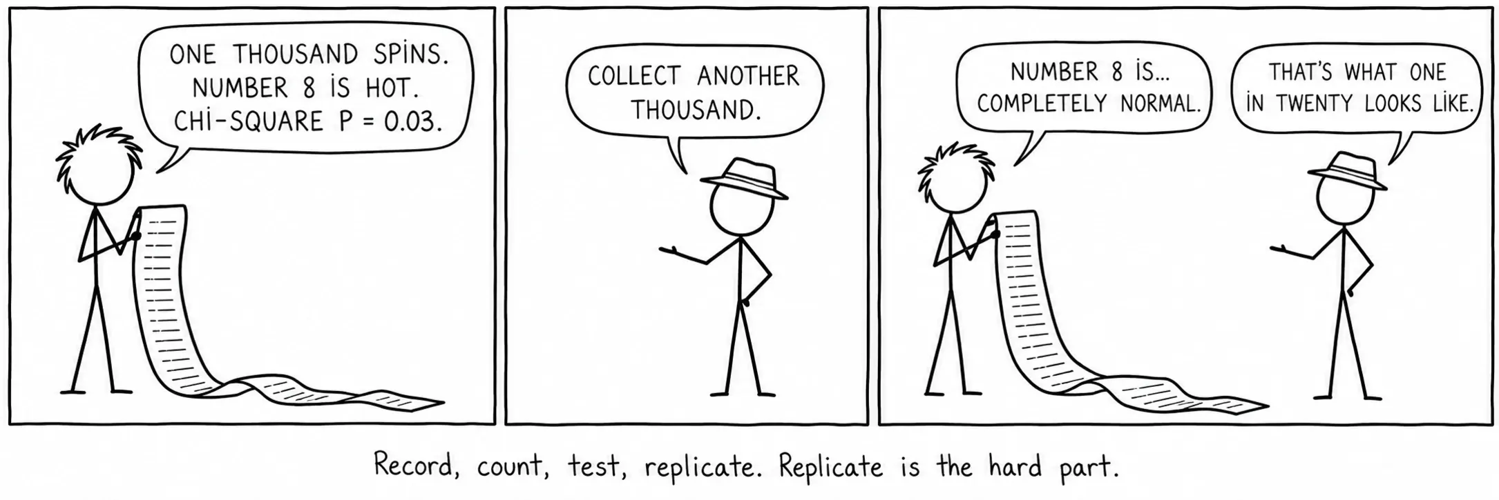Registrar, contar, probar, replicar. Replicar es lo difícil.