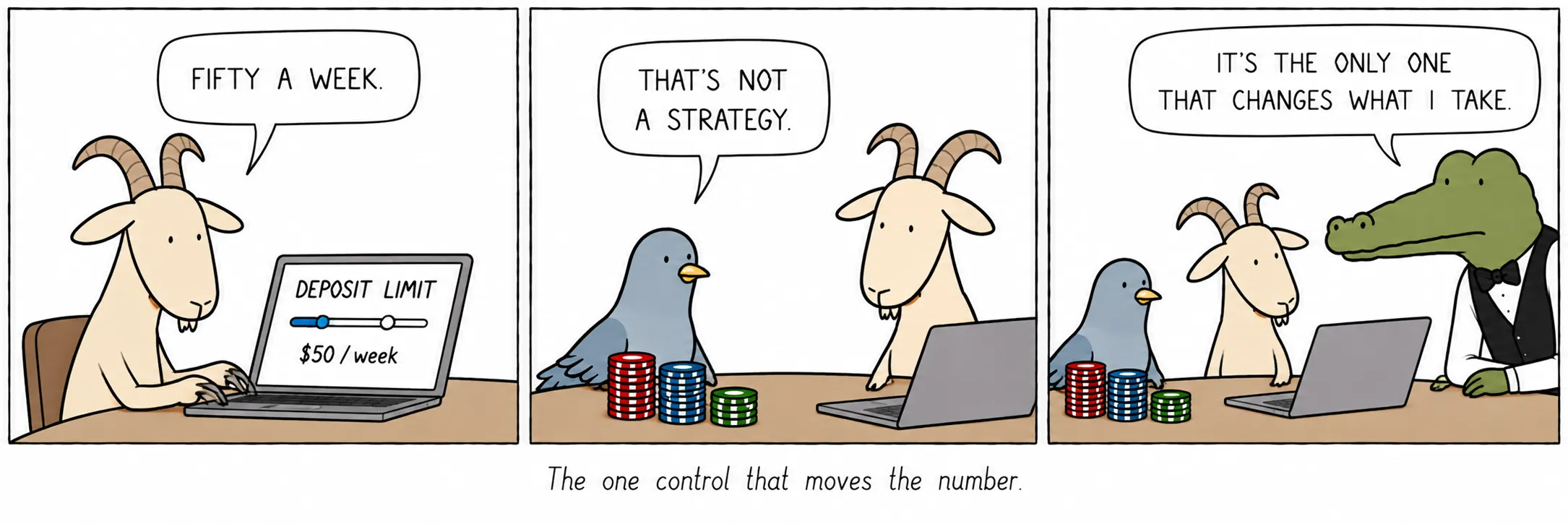 El único control que mueve la cifra.
